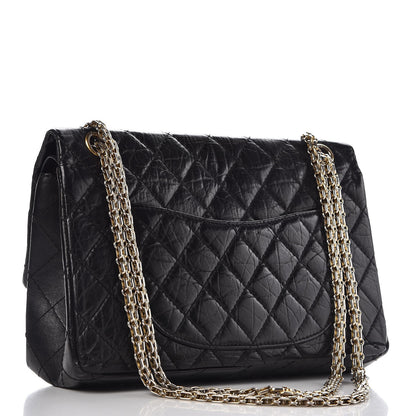 Chanel Aged Calfskin Quilted 2.55 Reissue 226 Flap Black 4 of 8