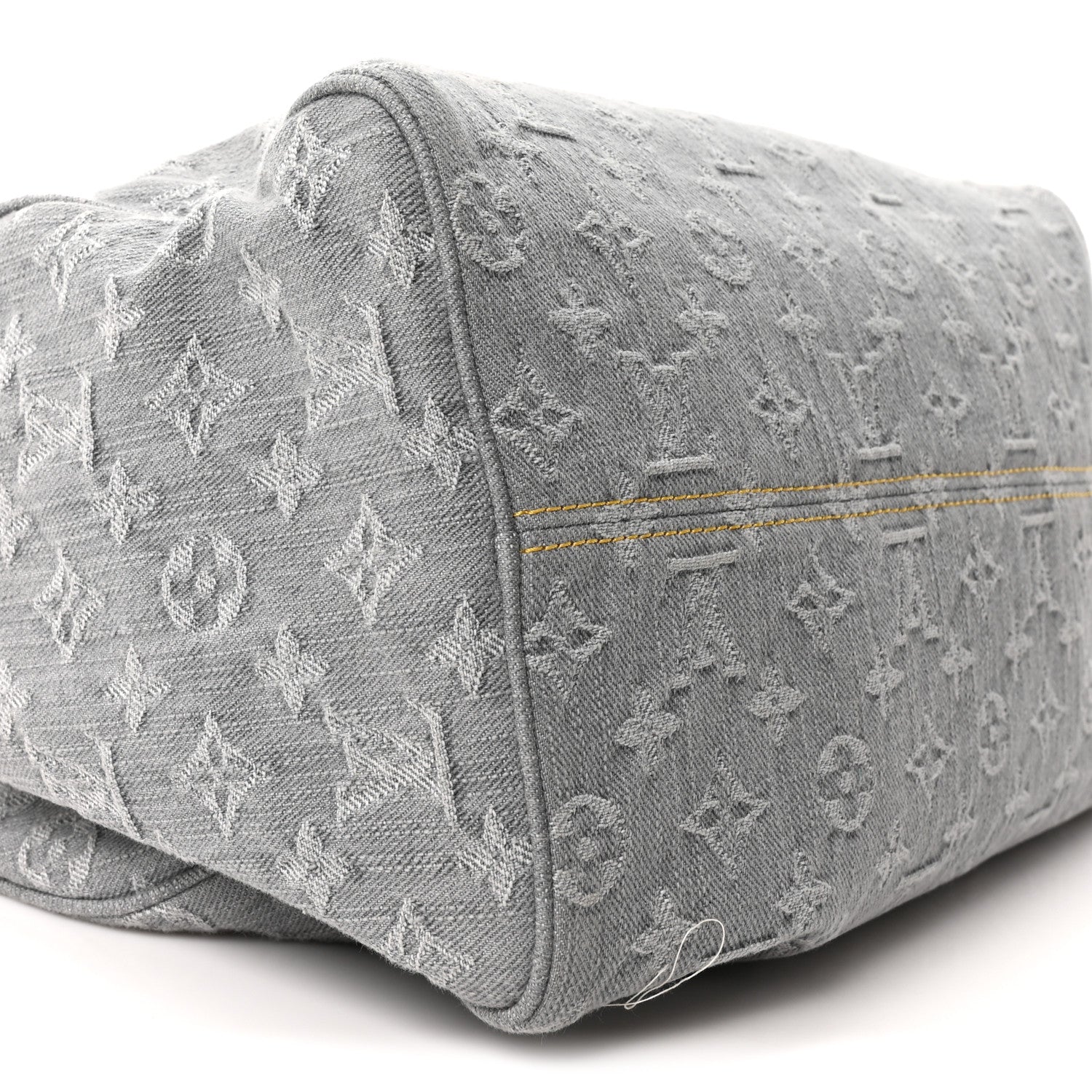 Louis Vuitton Monogram Denim Speedy Soft 30 Washed Gray 8 of 10