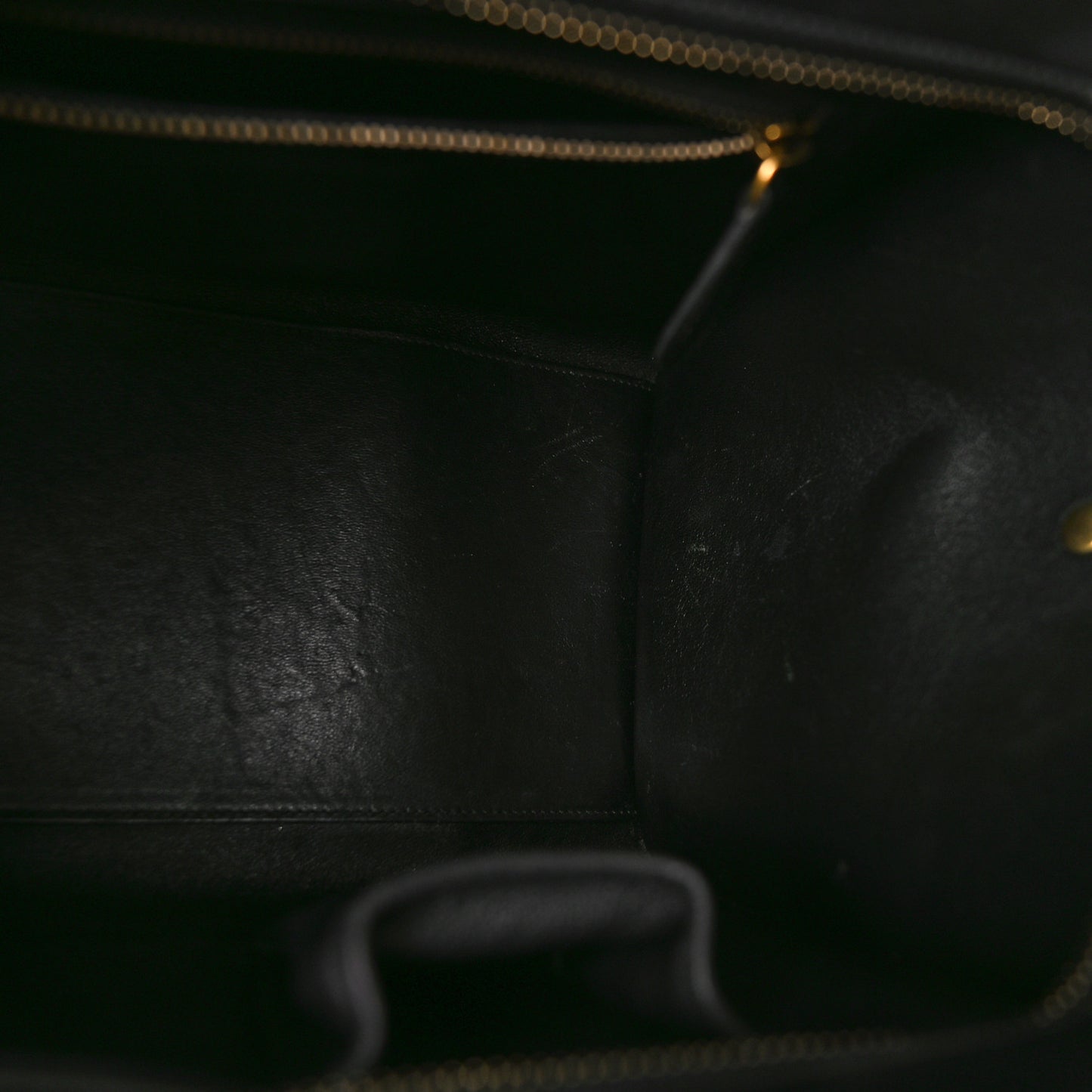Satin Calfskin Mini Tri-Color Luggage Seashell