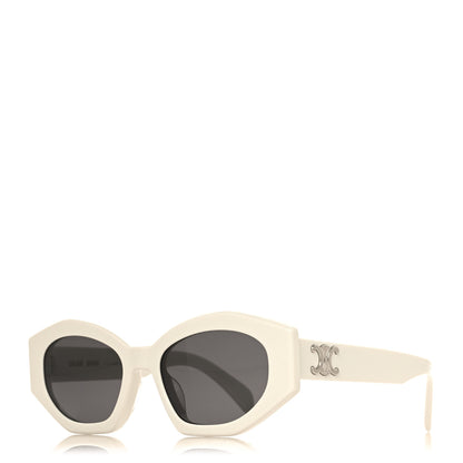 Celine Acetate Triomphe 01 Sunglasses CL 40238U White 1 of 7