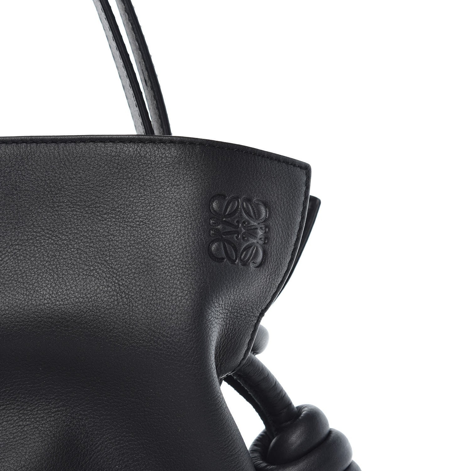 Loewe Calfskin Flamenco Knot Bag Black 7 of 7
