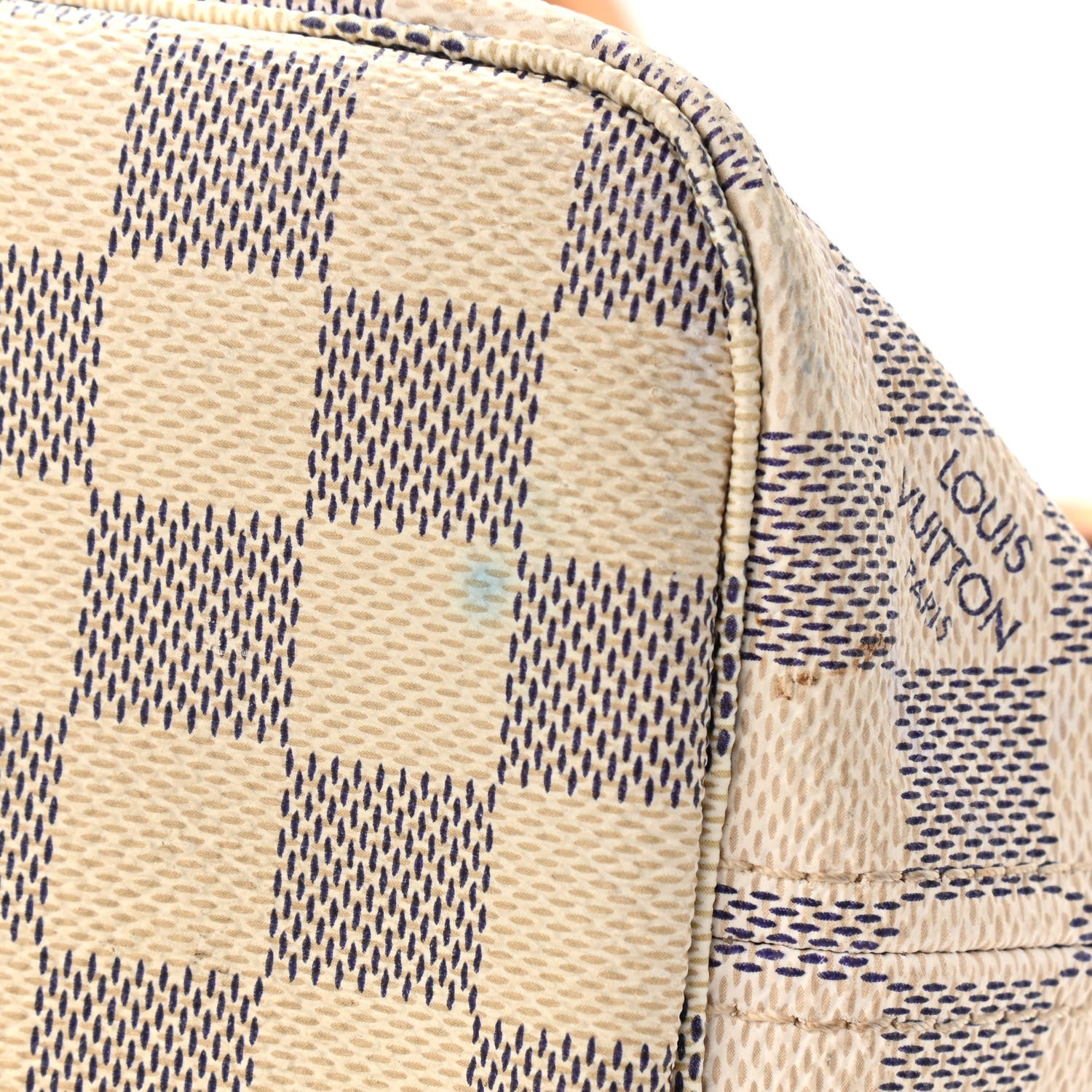 Louis Vuitton Damier Azur Neverfull PM 19 of 20