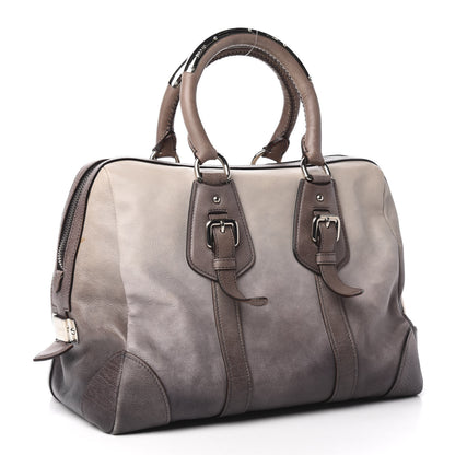 Prada Glace Calfskin Satchel Ardesia Talco 3 of 10