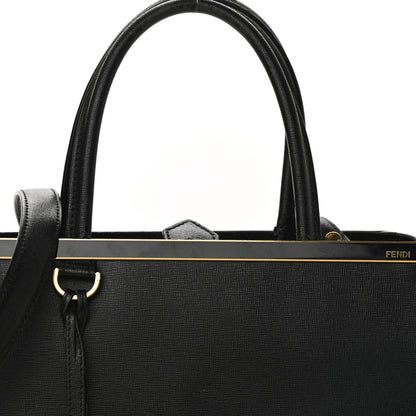 Fendi Vitello Elite Regular 2Jours Tote Black 8 of 12