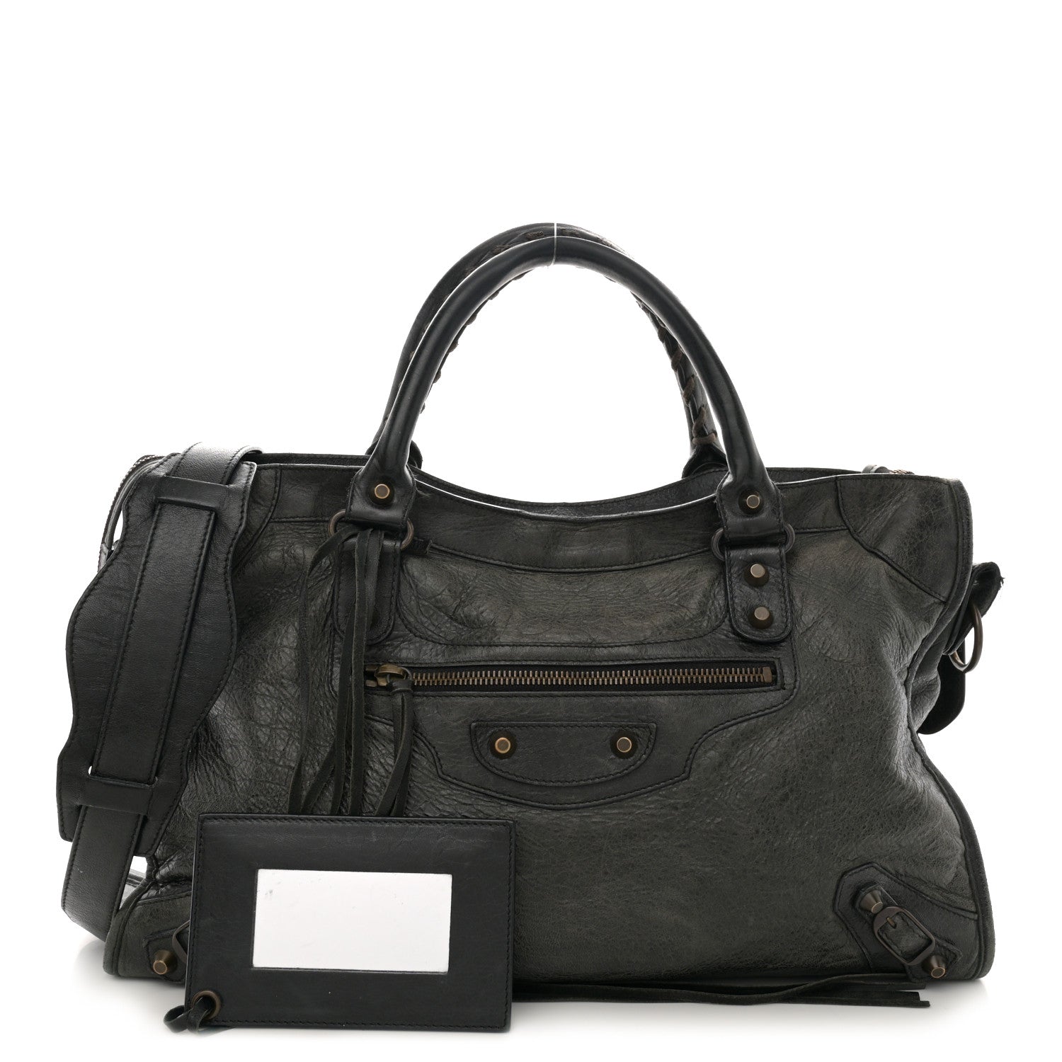 Balenciaga Agneau Classic Hardware City Anthracite 1 of 13
