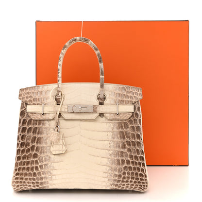 Hermes Matte Niloticus Crocodile Himalaya Birkin 30 Blanc 15 of 15