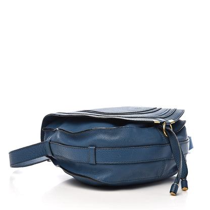 Chloe Calfskin Medium Marcie Round Crossbody Bag Royal Navy 4 of 23