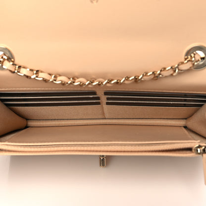 Chanel Lambskin Quilted Trendy CC Wallet On Chain WOC Beige 5 of 11