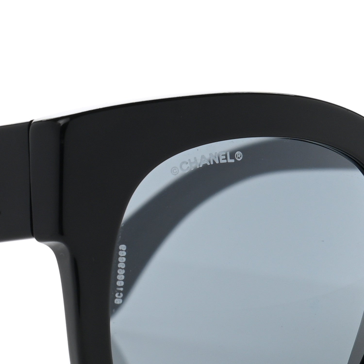 Chanel Acetate Butterfly Signature CC Sunglasses 5358 Black 7 of 8