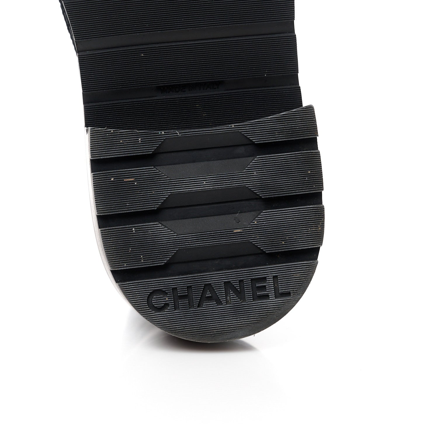 Chanel Shiny Goatskin Calfskin Quilted Lace Up Combat Boots 38 Black 6 of 11
