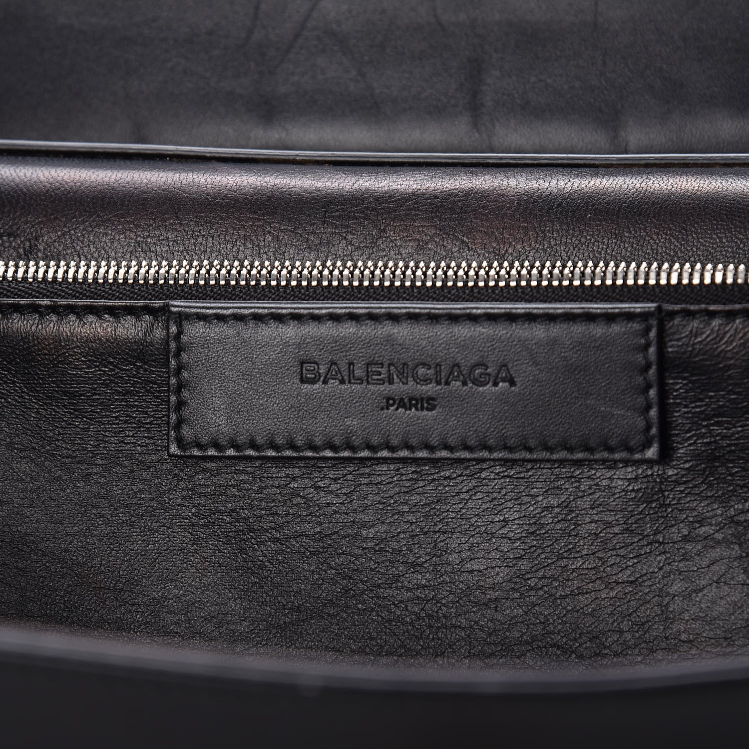 Balenciaga Smooth Calfskin Le Dix M Cartable Shoulder Bag Black 6 of 18