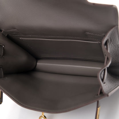 Hermes Evercolor Kelly Danse II Belt Bag Etain 4 of 4
