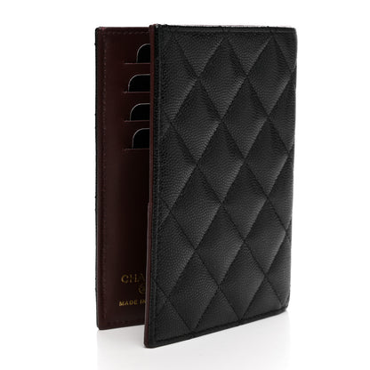 Chanel Caviar Quilted Passport Holder Black 3 of 7