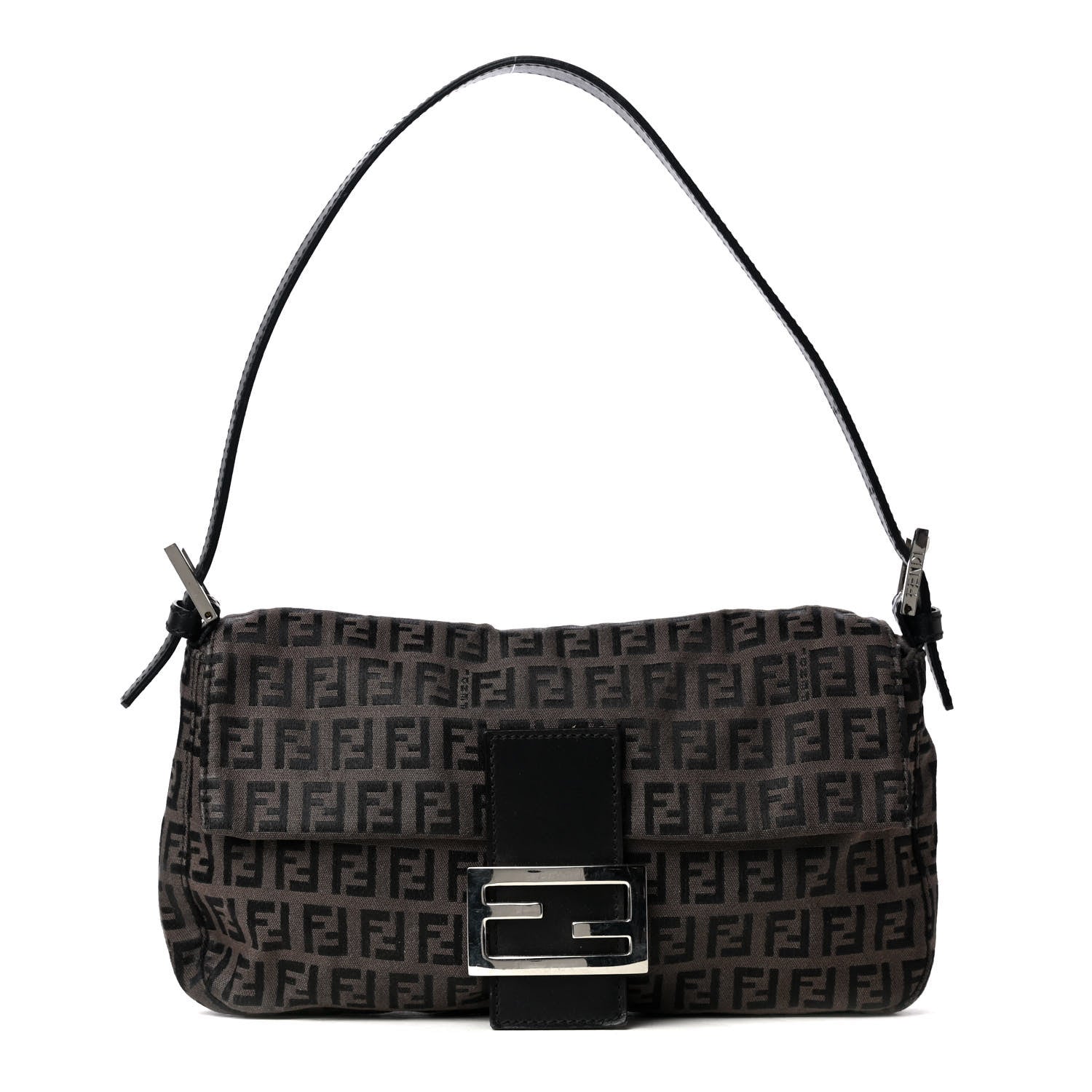 Fendi Zucchino Baguette Brown 1 of 4