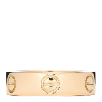 Cartier 18K Yellow Gold 5.5mm LOVE Ring 56 7.5 1 of 4