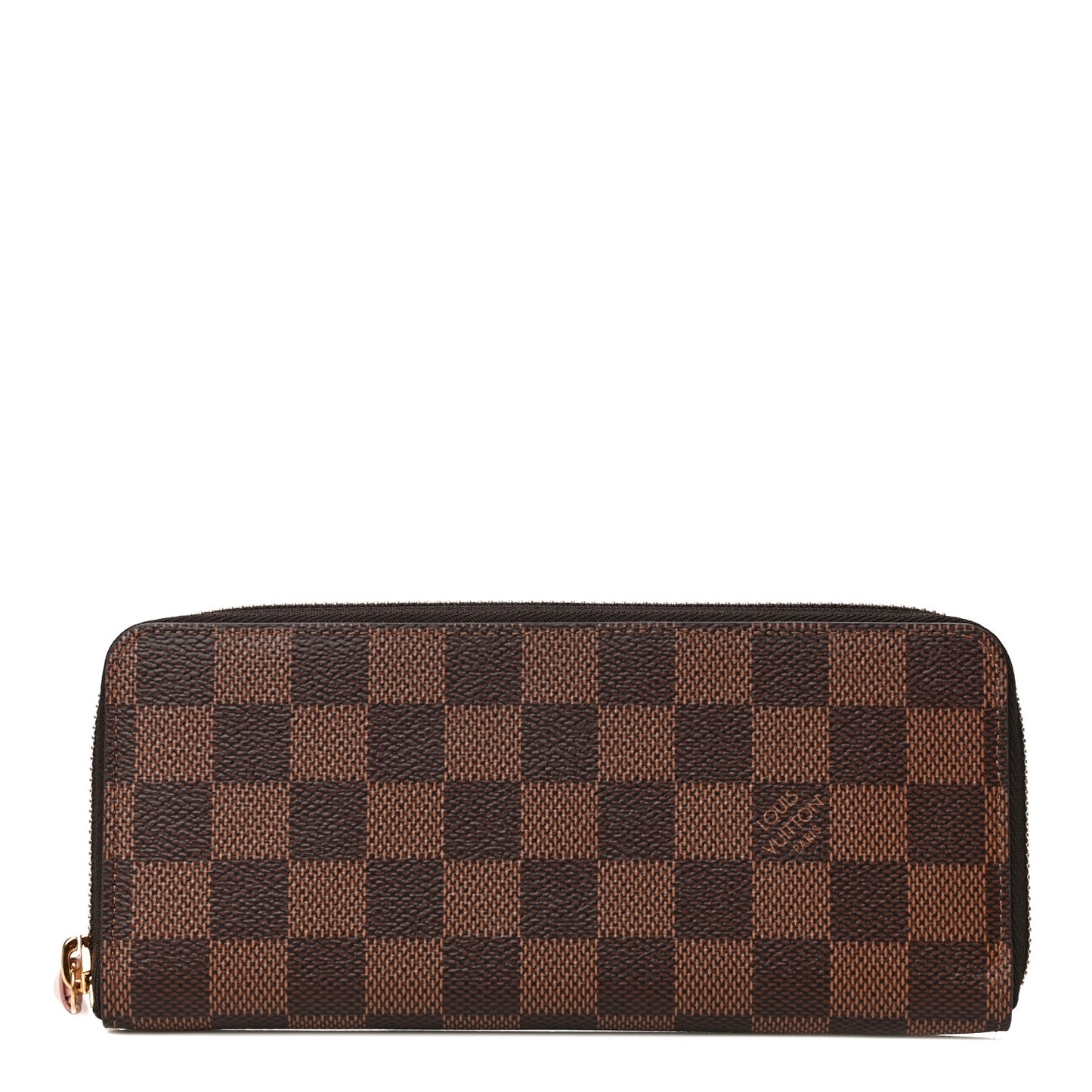 Damier Ebene Clemence Wallet Rose Ballerine