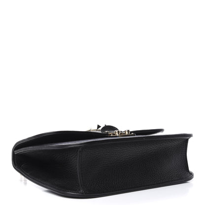Valentino Garavani Denim Medium Glam Lock Rockstud Flap Deep Denim 4 of 10
