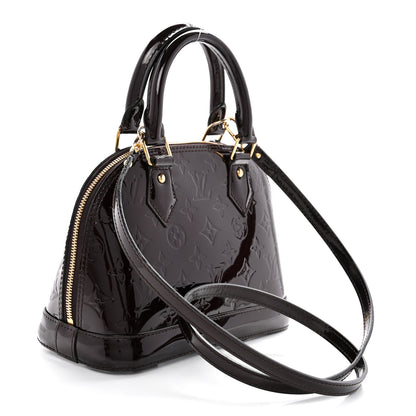Louis Vuitton Vernis Alma BB Amarante 3 of 14