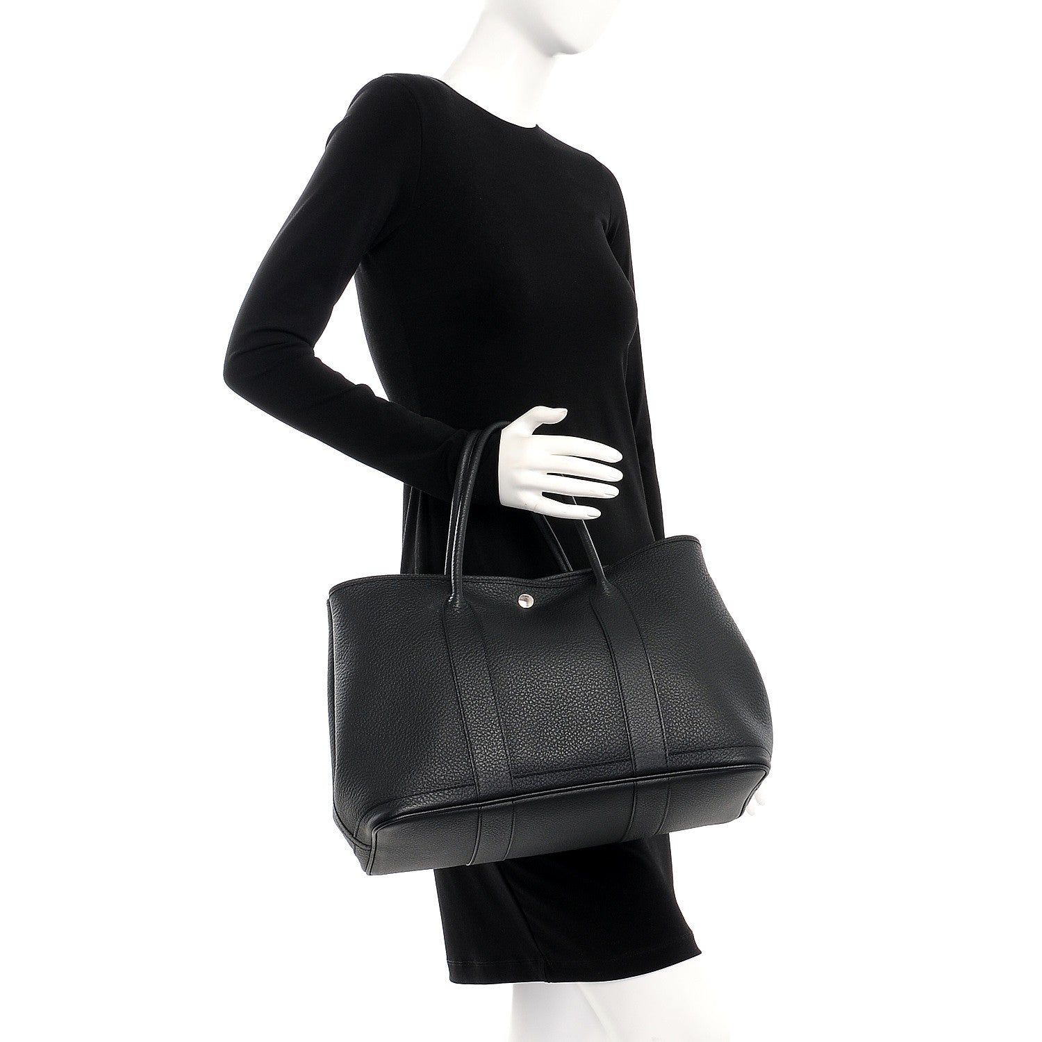 Hermes Vache Country Garden Party 36 MM Black 2 of 6