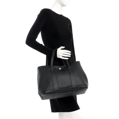 Hermes Vache Country Garden Party 36 MM Black 2 of 6