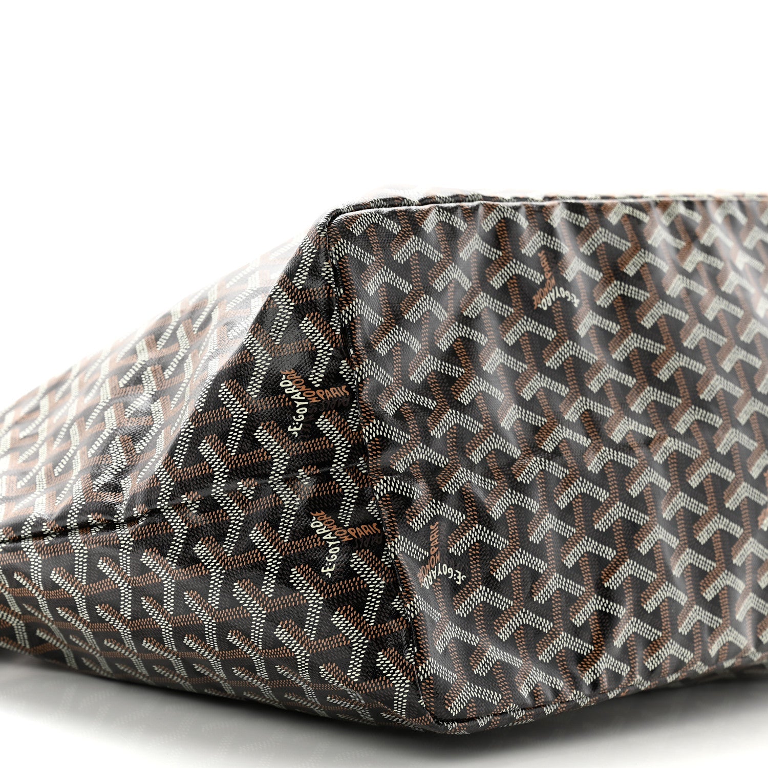 Goyard Goyardine Saint Louis GM Black Gold 10 of 11
