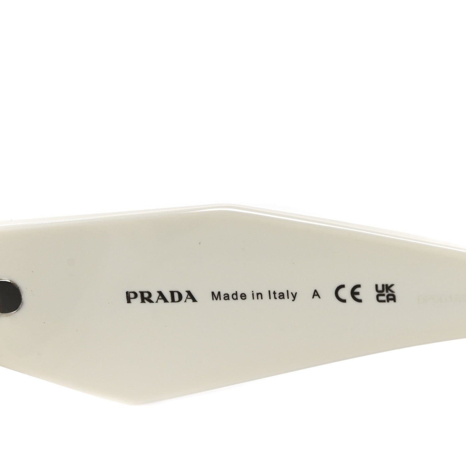 Prada Acetate Symbole Sunglasses SPR 17W White White 8 of 14