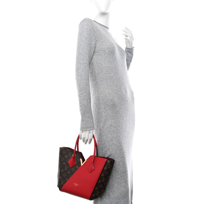 Louis Vuitton LOUIS VUITTON Calfskin Monogram Kimono Tote PM Cherry 2 of 14