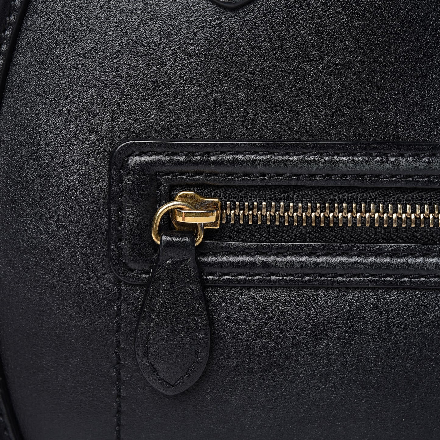 Smooth Calfskin Mini Luggage Black