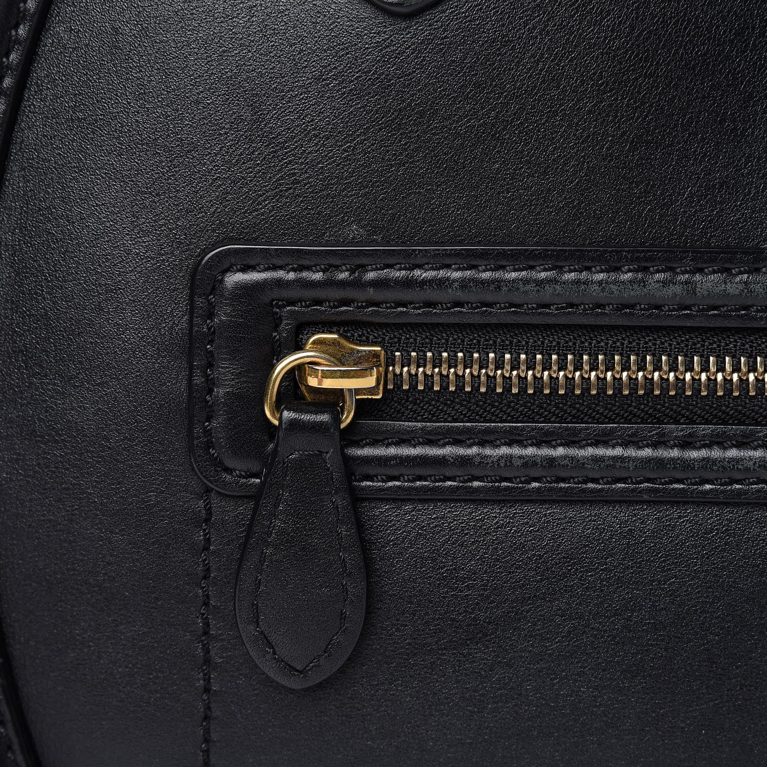 Celine Smooth Calfskin Mini Luggage Black 22 of 33