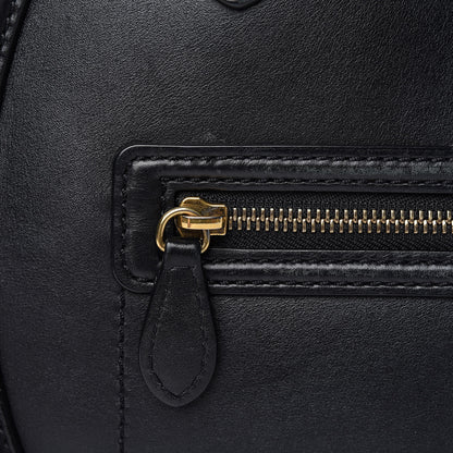 Celine Smooth Calfskin Mini Luggage Black 22 of 33