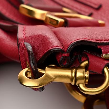 Chloe Calfskin Medium Marcie Satchel Acerola 10 of 10