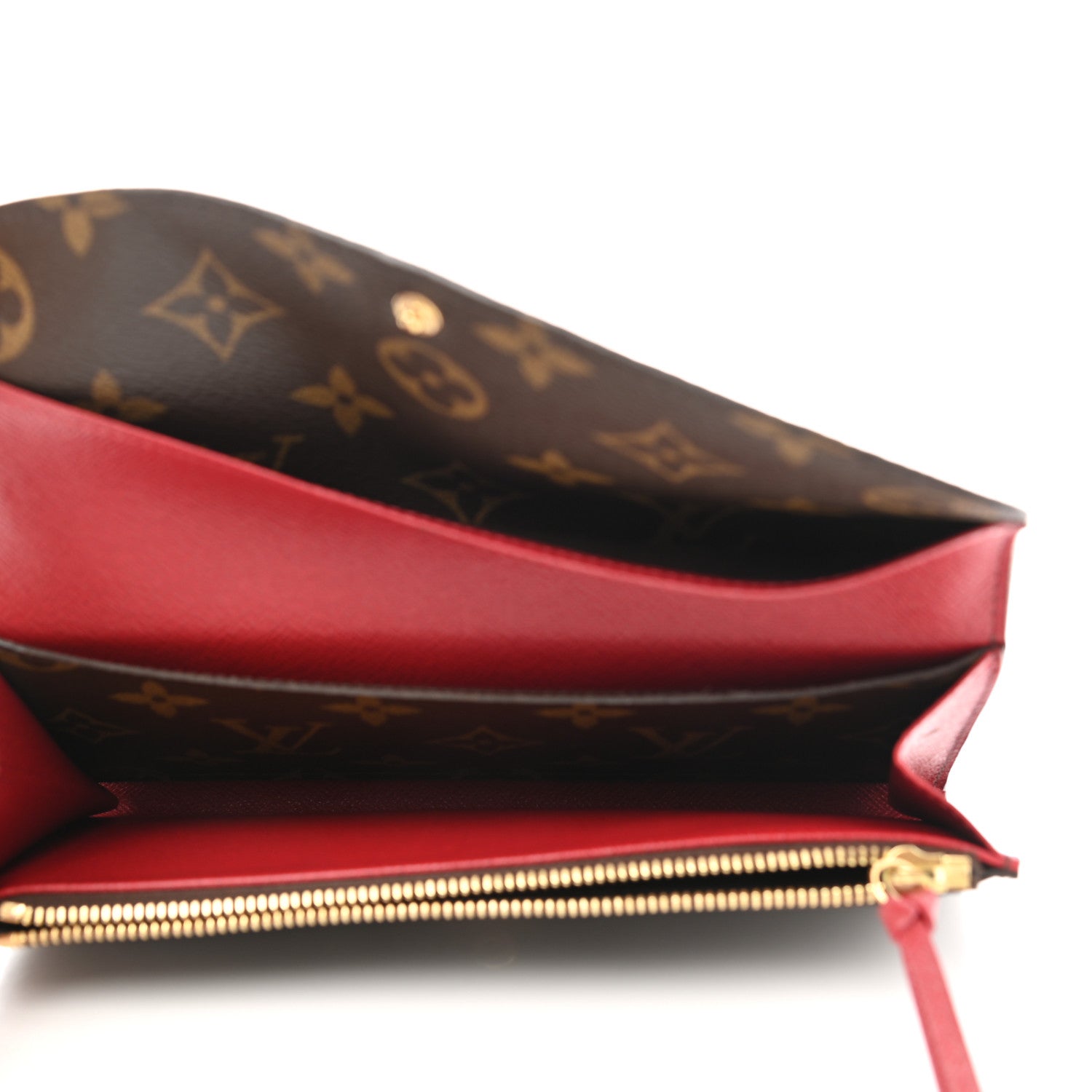 Louis Vuitton Monogram Emilie Wallet Rouge 5 of 10