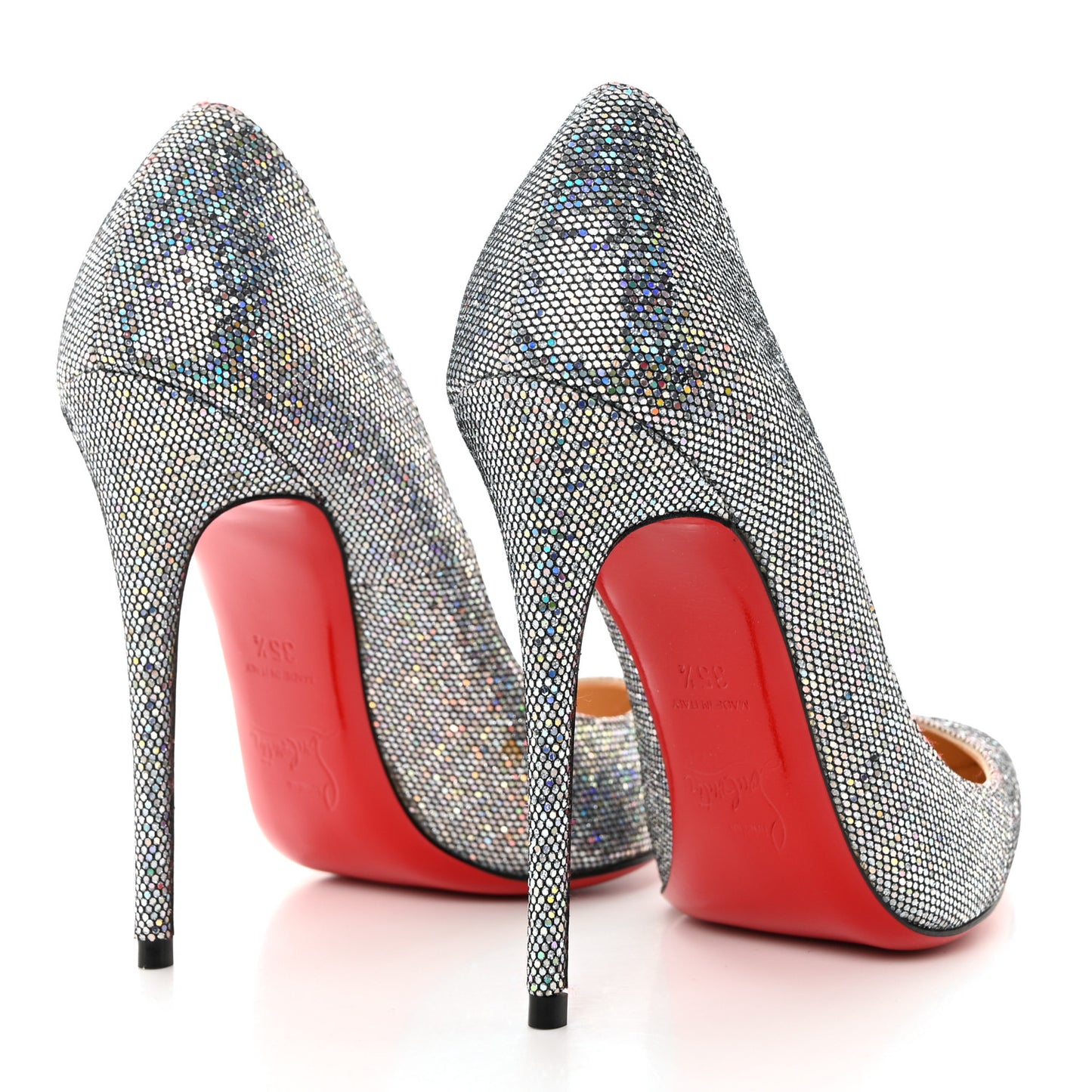 Nappa Strass So Kate Pumps 35.5 Silver