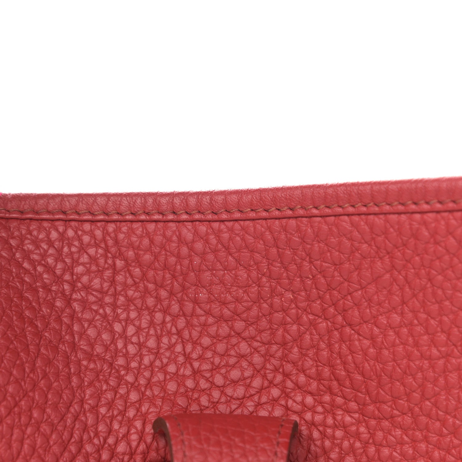Hermes Taurillon Clemence Evelyne III GM Rubis 10 of 14