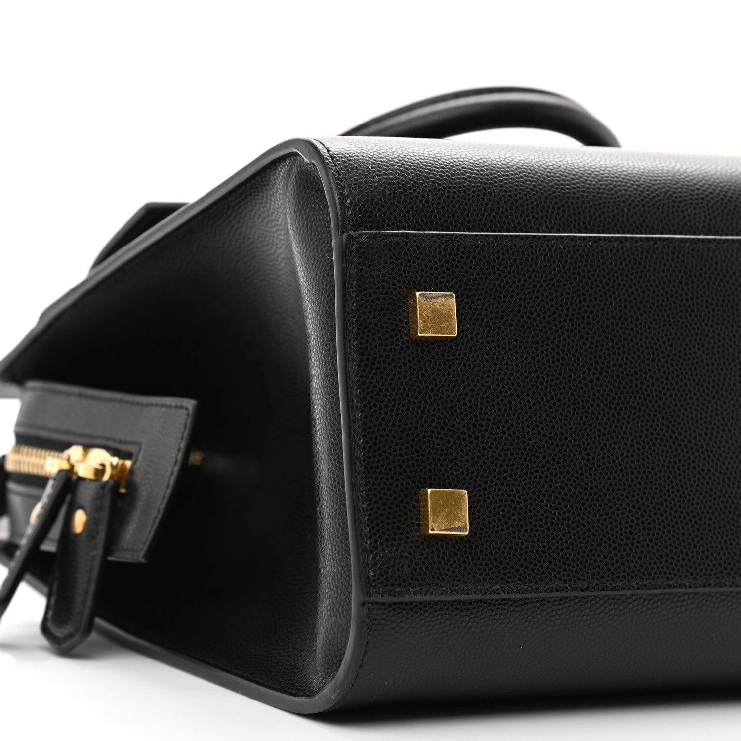 Saint Laurent Grain De Poudre Small Uptown Tote Black 9 of 13