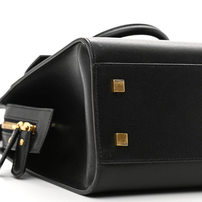 Saint Laurent Grain De Poudre Small Uptown Tote Black 9 of 13