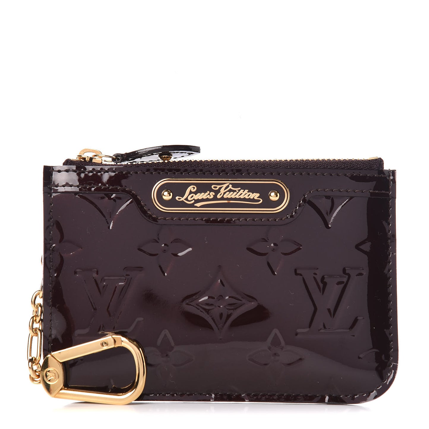 Vernis Key Pouch Amarante