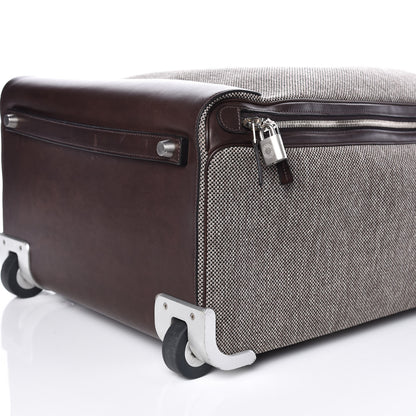Hermes Toile Trousse Caleche Express Carry On Cabine Suitcase 6 of 7
