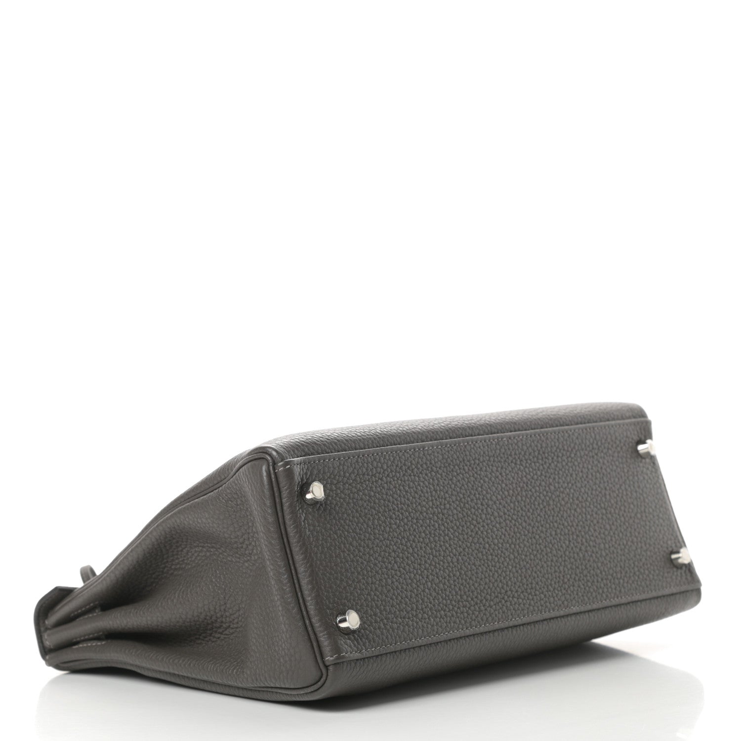 Hermes Taurillon Clemence Kelly Retourne 32 Graphite 4 of 13