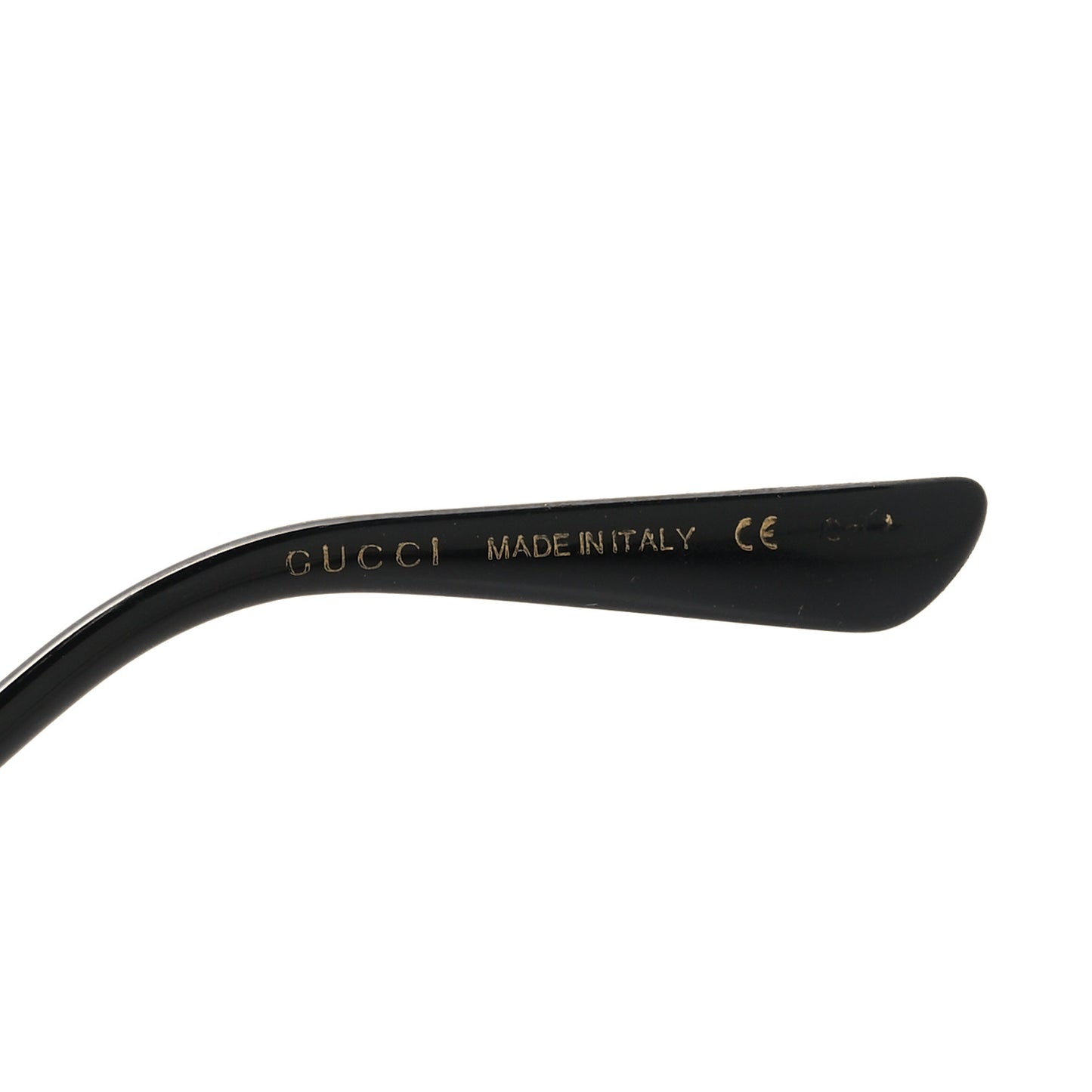 Metal Crystal Cat Eye Sunglasses GG0046S Gold Grey
