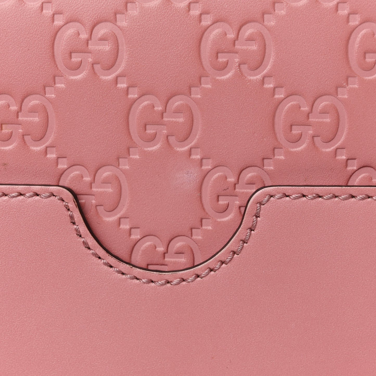 Guccissima Signature Medium Padlock Shoulder Bag Rose Baby Candy