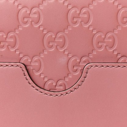 Gucci Guccissima Signature Medium Padlock Shoulder Bag Rose Baby Candy 13 of 14