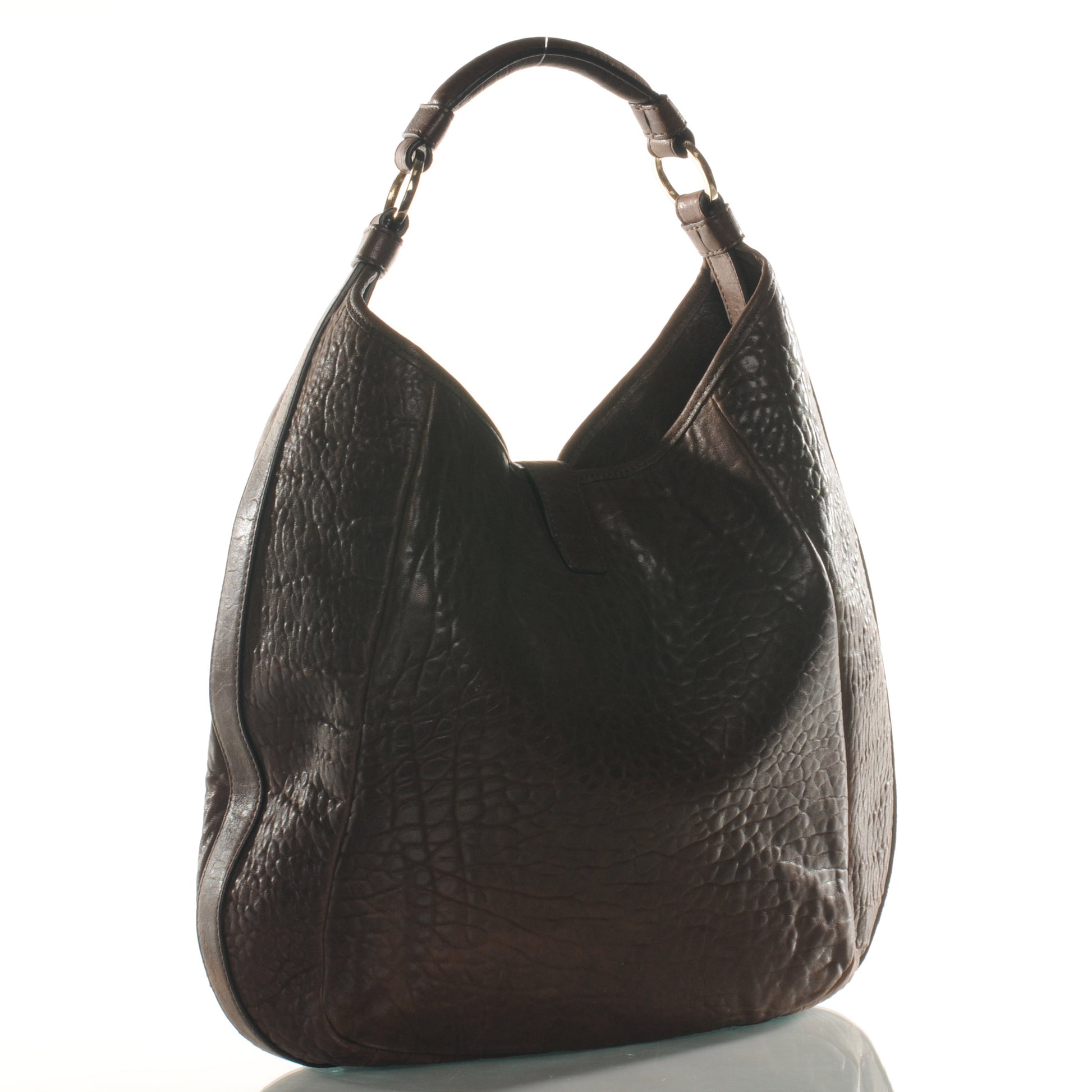 Givenchy Crinkled Lambskin Obsedia Hobo Brown 3 of 6