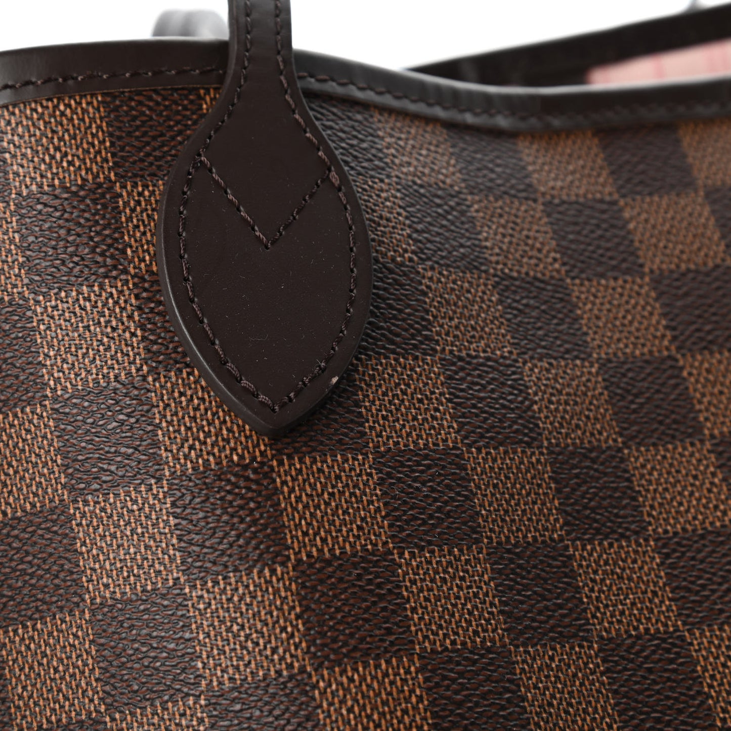 Damier Ebene Neo Neverfull MM Rose Ballerine