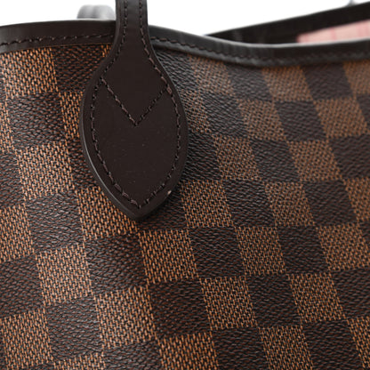 Louis Vuitton Damier Ebene Neo Neverfull MM Rose Ballerine 8 of 11