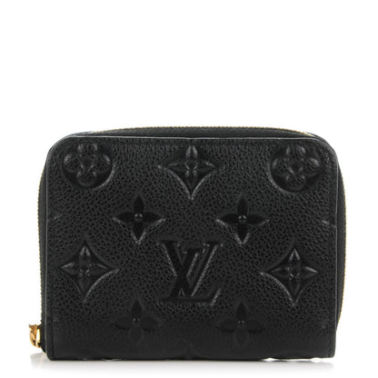 Louis Vuitton Empreinte Zippy Coin Purse Black 1 of 7