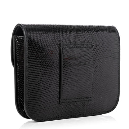 Hermes Lizard Constance Slim Wallet Black 3 of 9
