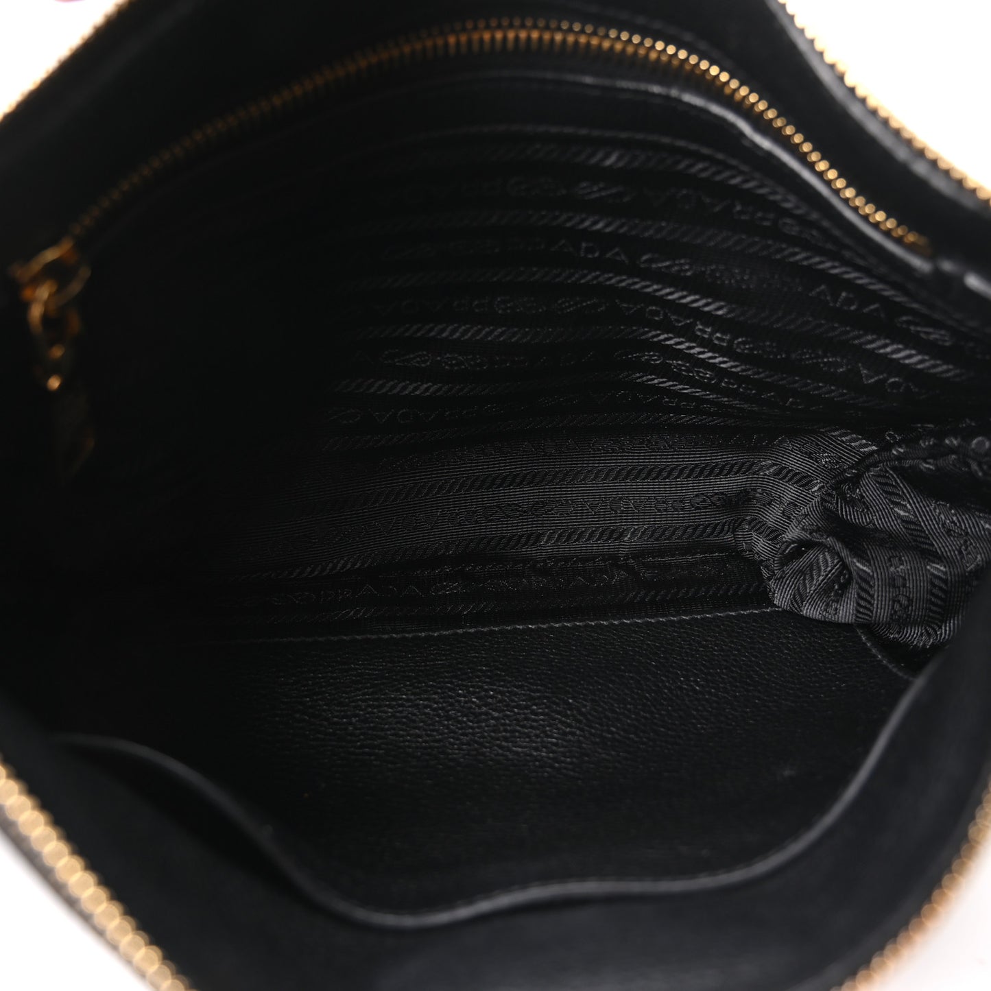 Vitello Daino Crossbody Bag Black