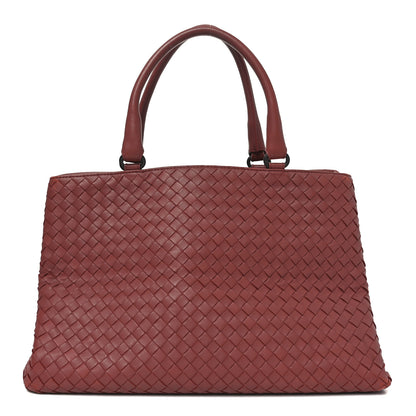 Bottega Veneta Nappa Intrecciato Medium Top Handle Tote Quarzo 1 of 11
