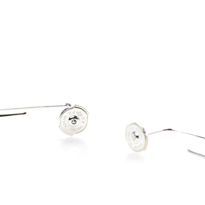Hermes Sterling Silver Chaine D'Ancre Twist Earrings 4 of 6